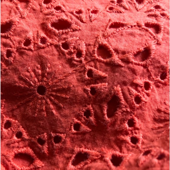 1.State Orange Eyelet Romper S - Picture 4 of 4